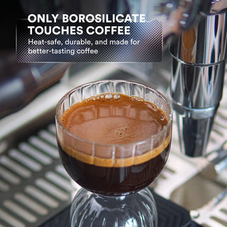 Stackable Espresso Shot Glasses with Measurements – Set of 2