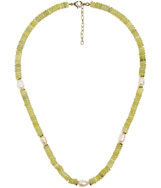 Jenny Quartz Beaded Necklace with Freshwater Pearl