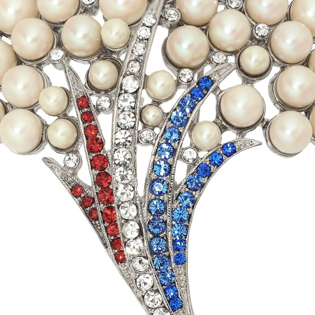 Pearl Fireworks Brooch