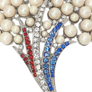 Pearl Fireworks Brooch