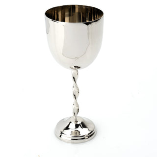 Twisted Stem Kiddush Goblet