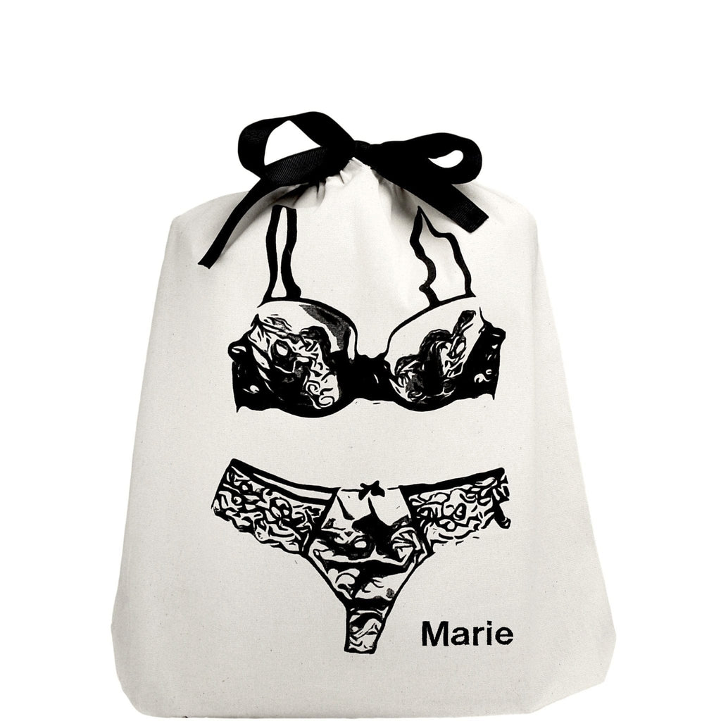 Lace Lingerie Travel Bag – Cream