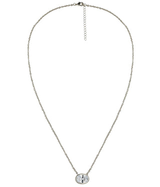 Large Oval Bezel Necklace