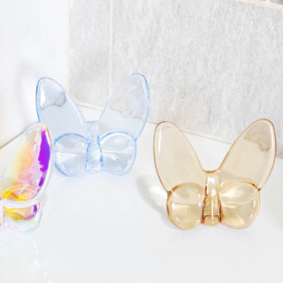 Le Mariposa Crystal Butterfly Figurine in Aqua - Anara Lifestyle