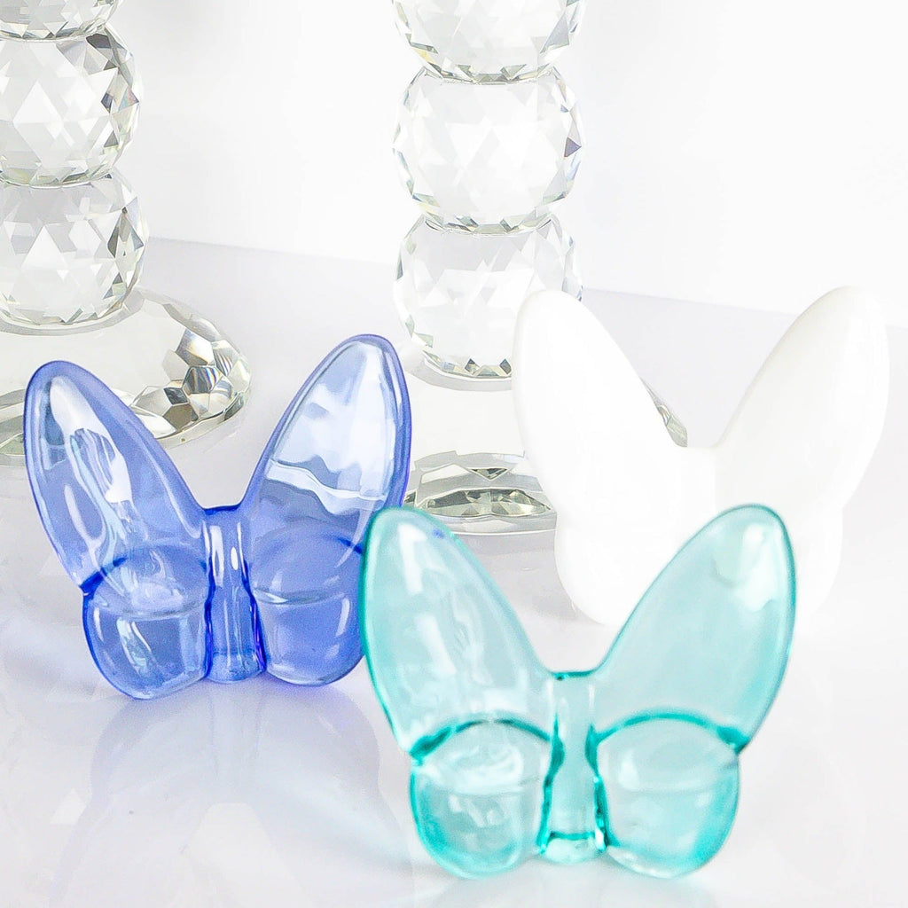 Le Mariposa Crystal Butterfly Figurine in Blue by Lainy Home - Anara Lifestyle
