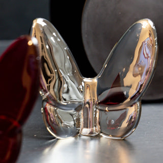 Le Mariposa Crystal Butterfly Figurine in Gray/Silver - Anara Lifestyle