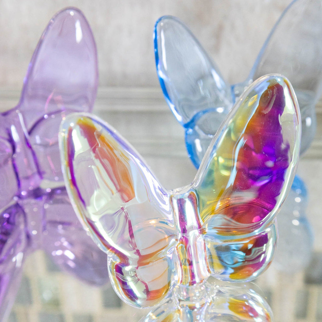 Le Mariposa Crystal Butterfly Figurine in Iridescent by Lainy Home - Anara Lifestyle