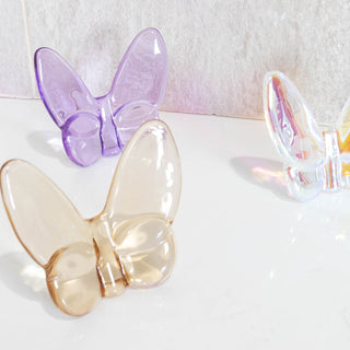 Le Mariposa Crystal Butterfly Figurine in Purple by Lainy Home - Anara Lifestyle