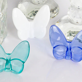 Le Mariposa Crystal Butterfly Figurine in White by Lainy Home - Anara Lifestyle