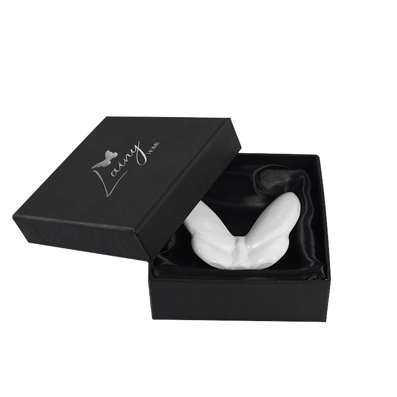 Le Mariposa Crystal Butterfly Figurine in White by Lainy Home - Anara Lifestyle