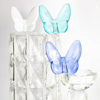 Le Mariposa Crystal Butterfly Figurine in White by Lainy Home - Anara Lifestyle