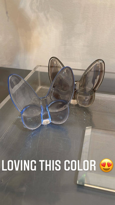 Le Mariposa Exclusive Crystal Butterfly Home Decor in Aqua - Anara Lifestyle