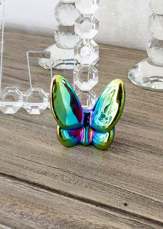 Le Mariposa Exclusive Crystal Butterfly Home Decor in Solid Iridescent - Anara Lifestyle