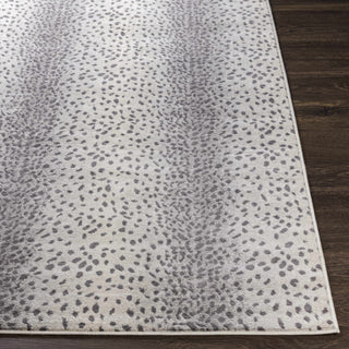 Pointblank Gray Antelope Print Rug – Chic Safari Style Washable Carpet