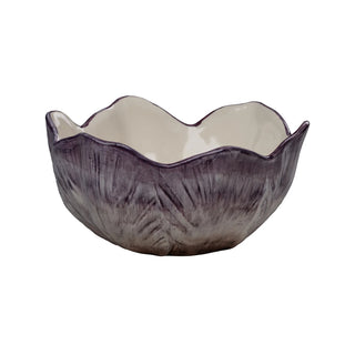 Elisabetta Flower Cereal Bowls Set of 2, Lilac | Hand-Painted Ceramic Bowls Made in Portugal