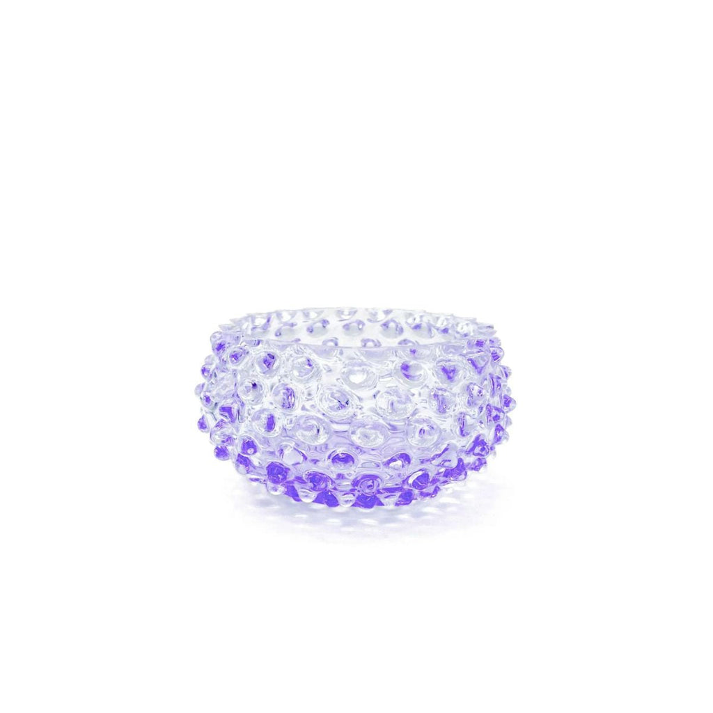 Hobnail Glass Bowl in Lilac Bloom – Small