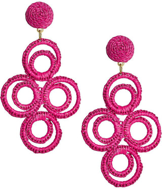Chloe Raffia - Drop Earring