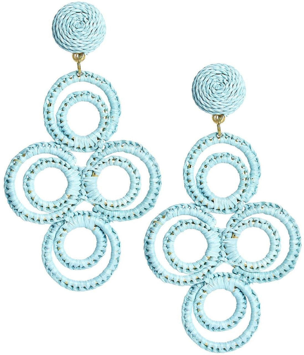 Chloe Raffia - Drop Earring