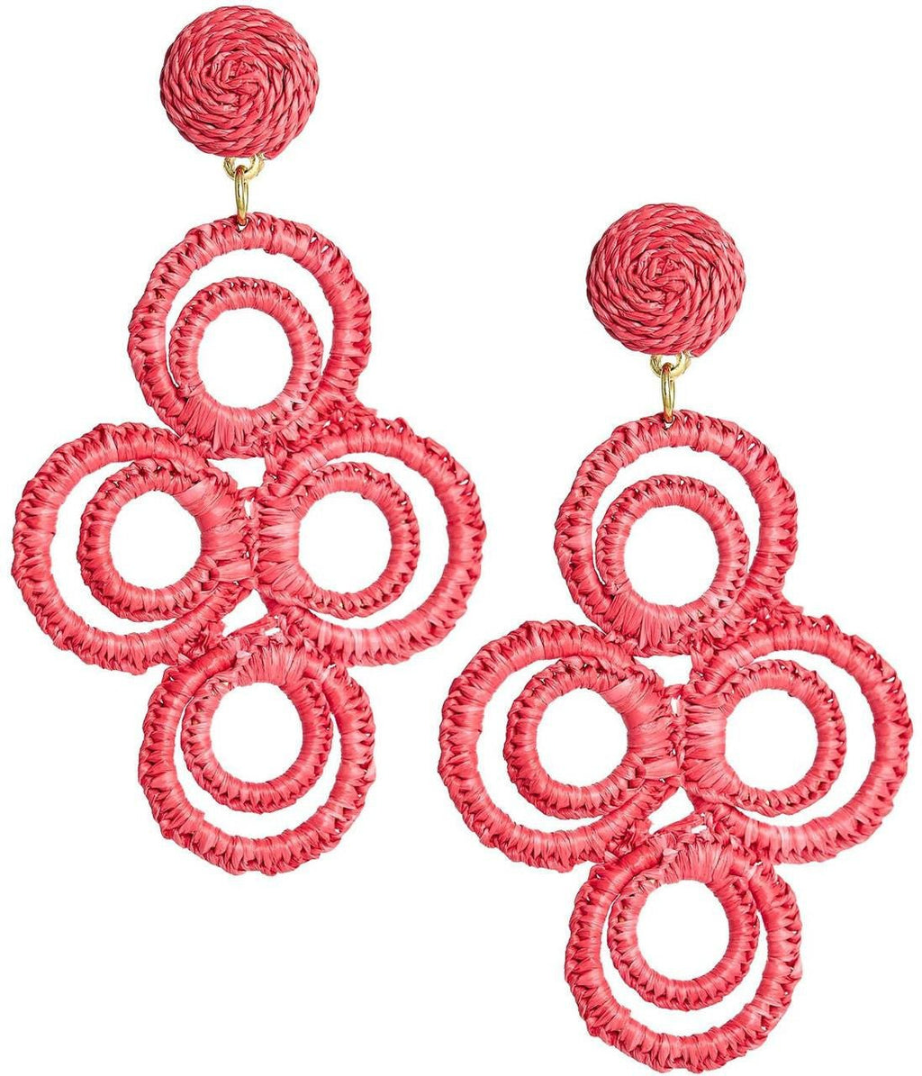Chloe Raffia - Drop Earring