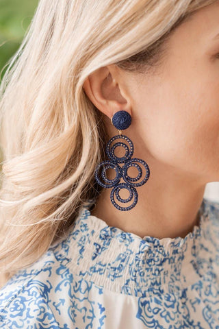 Chloe Raffia - Drop Earring