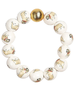 Georgia Beaded Bracelet - Bulldog - Gameday Collection