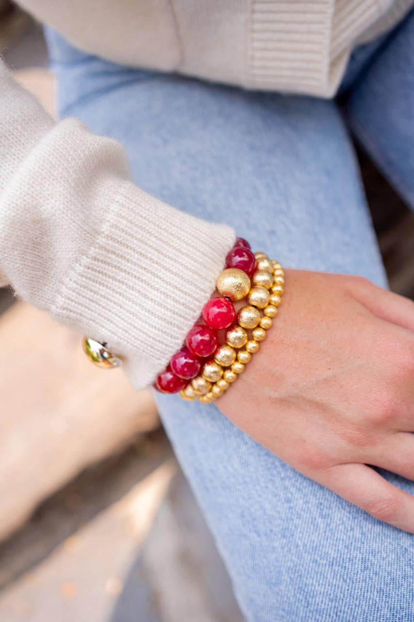Georgia Beaded Bracelet - Quartz (6 New Colors)