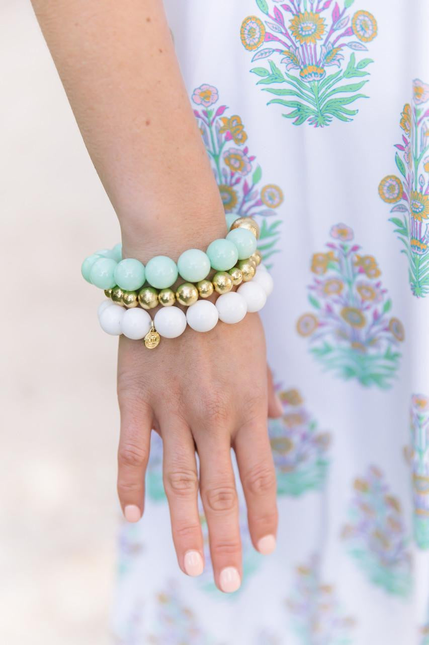 Georgia Beaded Bracelet - Quartz (6 New Colors)