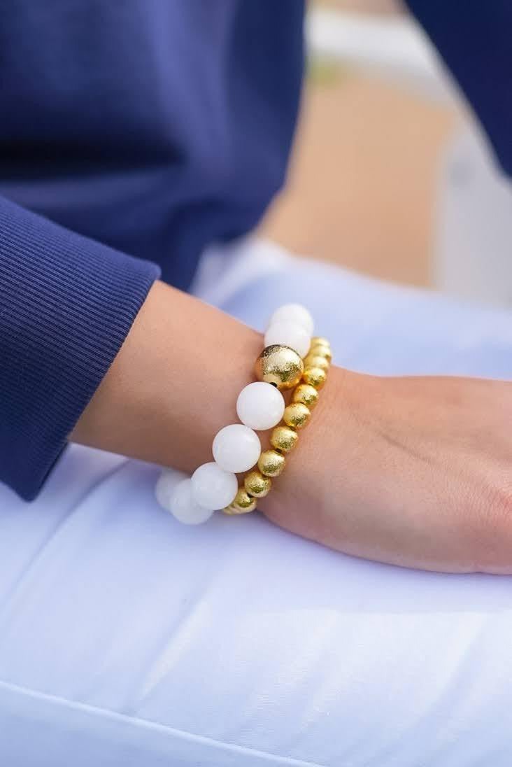 Georgia Beaded Bracelet - Quartz (6 New Colors)