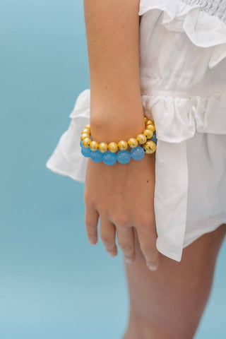Georgia Beaded Bracelet - Quartz (6 New Colors)