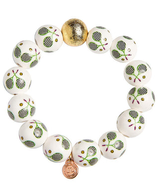 Georgia Tennis Beaded Bracelet