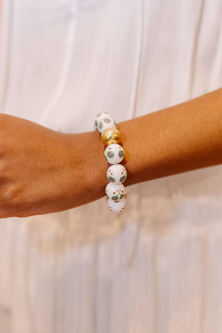 Georgia Tennis Beaded Bracelet