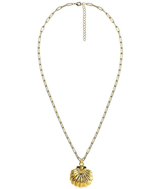 Gold Dune Charm Necklace - 18k Gold Plated - Jess Fay Collection