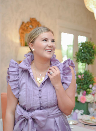 Haines Butterfly Pendant Necklace