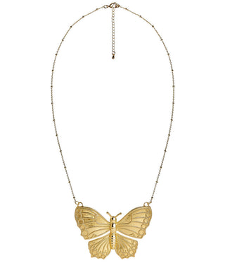 Haines Butterfly Pendant Necklace