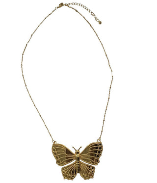 Haines Butterfly Pendant Necklace