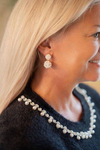 Kate Cluster Pearl Small - Earrings - Belle of the Ball