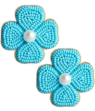 Kerry Beaded Clover Stud Earring