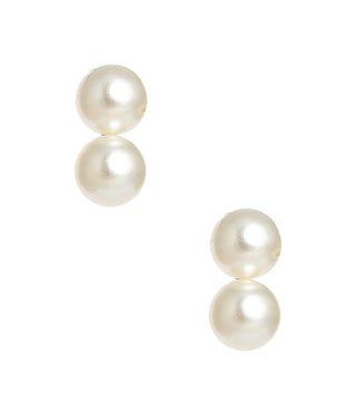 Large Belle - Double Pearl earrings - Belle of the Ball