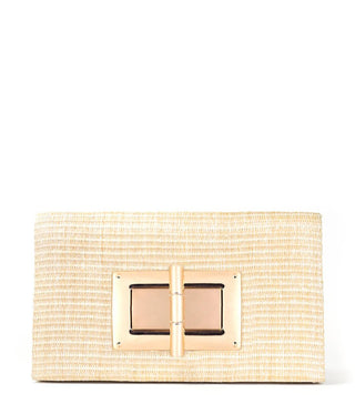 Lillian Clutch - Straw