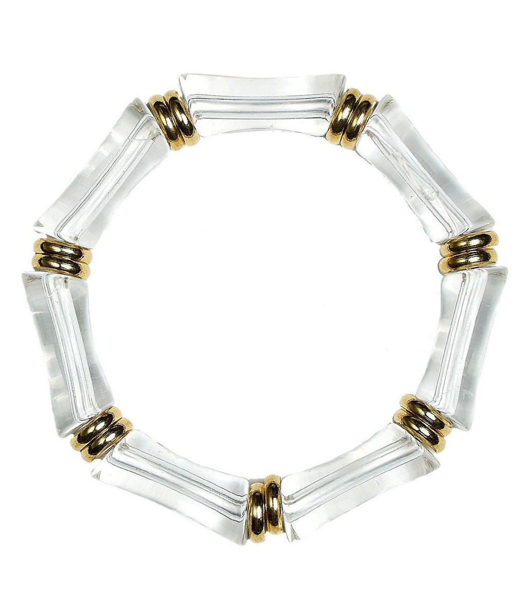 Logan Bamboo Acrylic Bracelet
