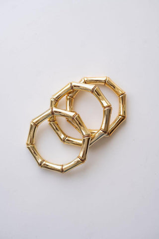 Logan Bamboo Acrylic Bracelet