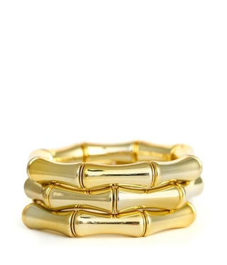 Logan Bamboo Acrylic Bracelet
