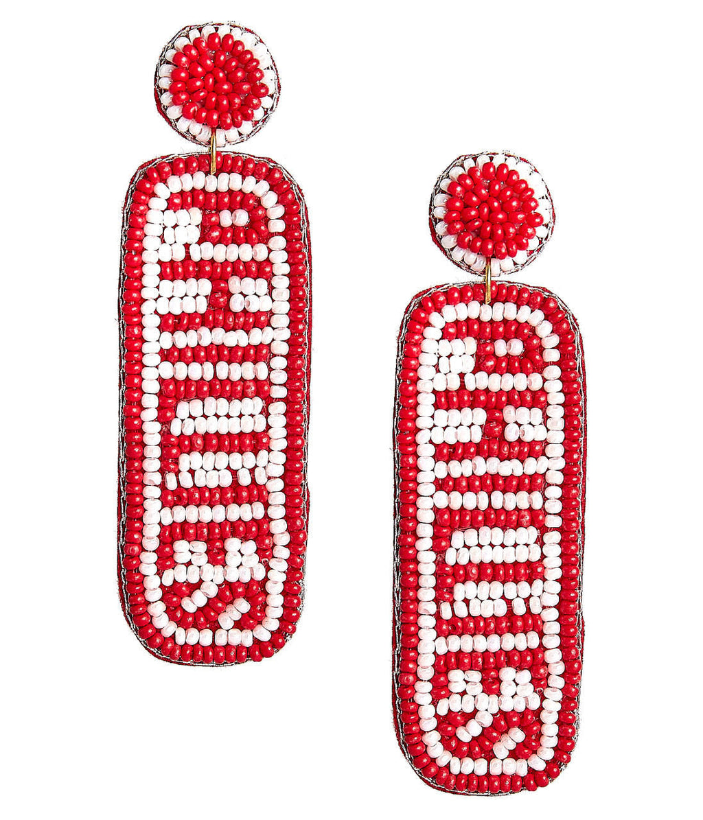 Phillies Drop - Fabric Backed Earrings