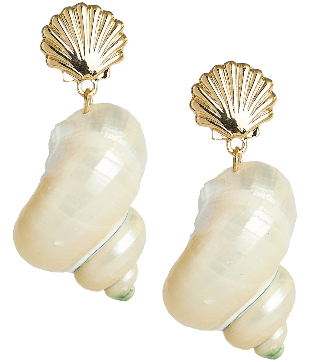 Sammie Shell Statement Earrings