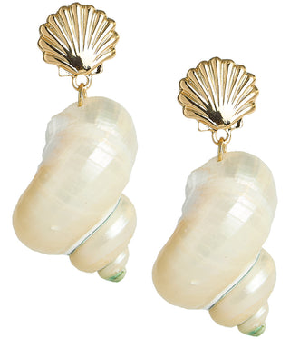 Sammie Shell Statement Earrings