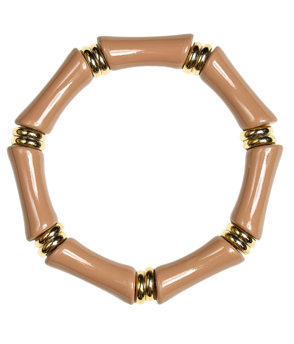 Logan Bamboo Acrylic Bracelet