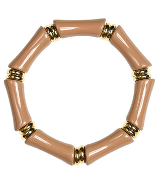 Logan Bamboo Acrylic Bracelet