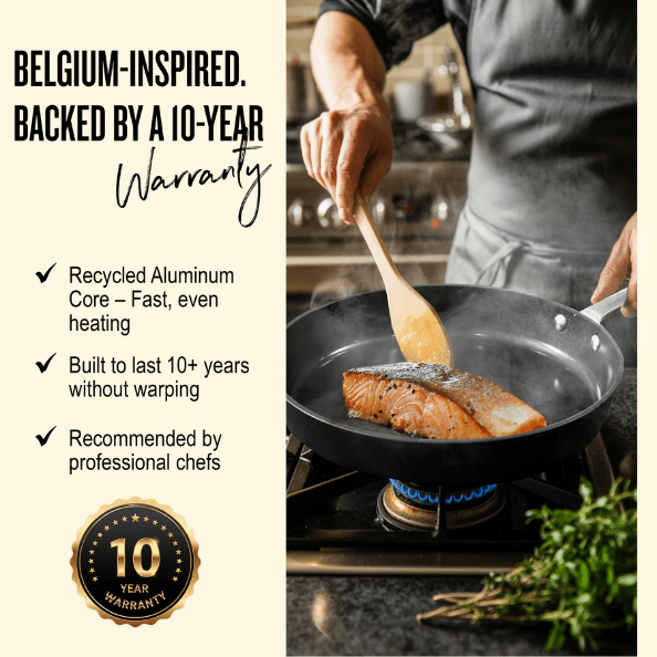 Maestro Ceramic Nonstick Frying Pan – Scratch-Resistant Skillet for Everyday Use