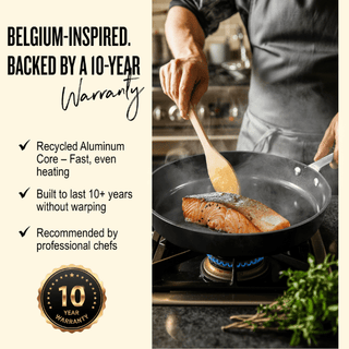 Maestro Ceramic Nonstick Frying Pan – Scratch-Resistant Skillet for Everyday Use