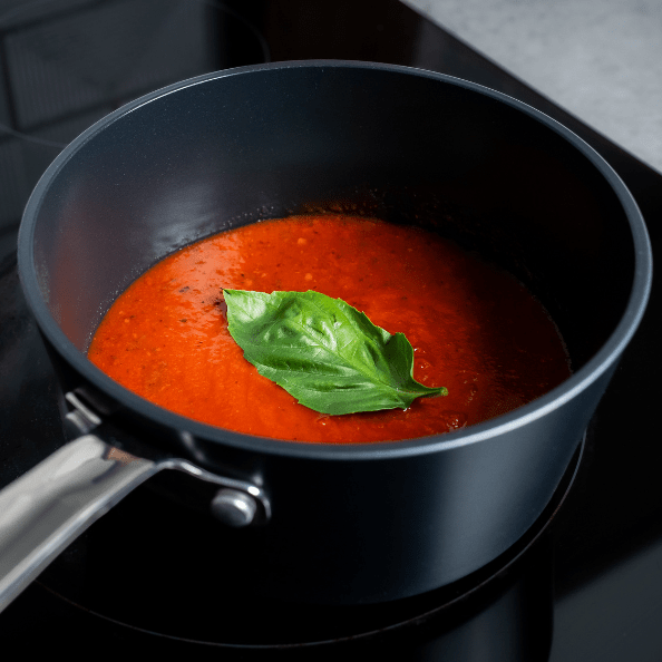 Maestro 2 QT Nonstick Saucepan – Nonstick Saucepan with Lid for Everyday Cooking